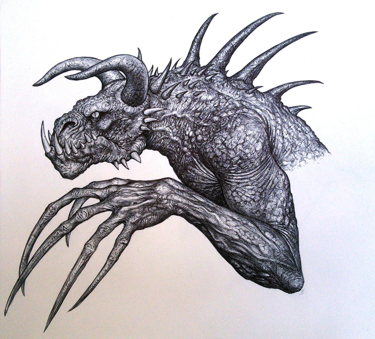 Featured image of post Deathclaw Drawing Showcased at devcon exeter 2018